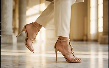 Article photos pieds pieds artistiques : L'art de la démarche : la grâce du pied en mouvement | Pieds d'Or