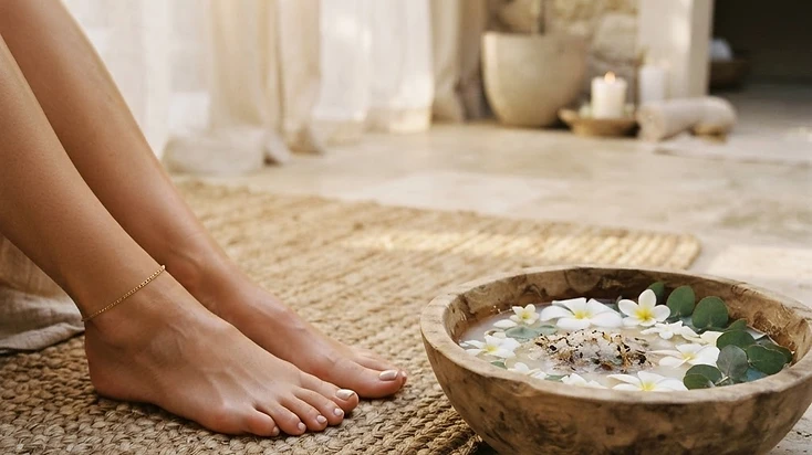 Feet photos article: The Scrub Ritual: Enhancing Skin Softness | Pieds d'Or