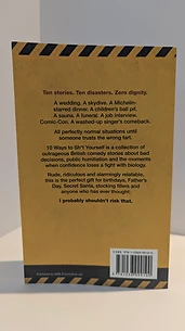 Back cover of 10 Ways to Sh*t Yourself humour book