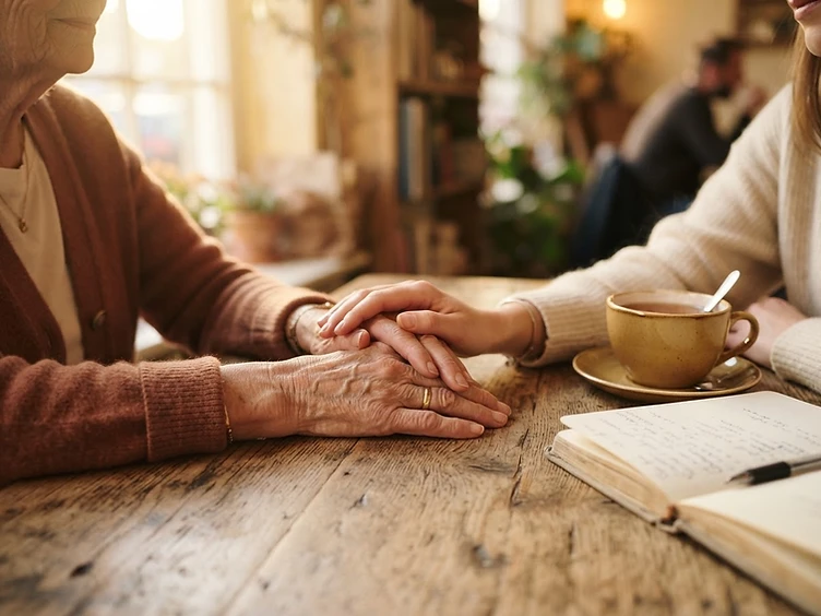 A helpful conversation over tea