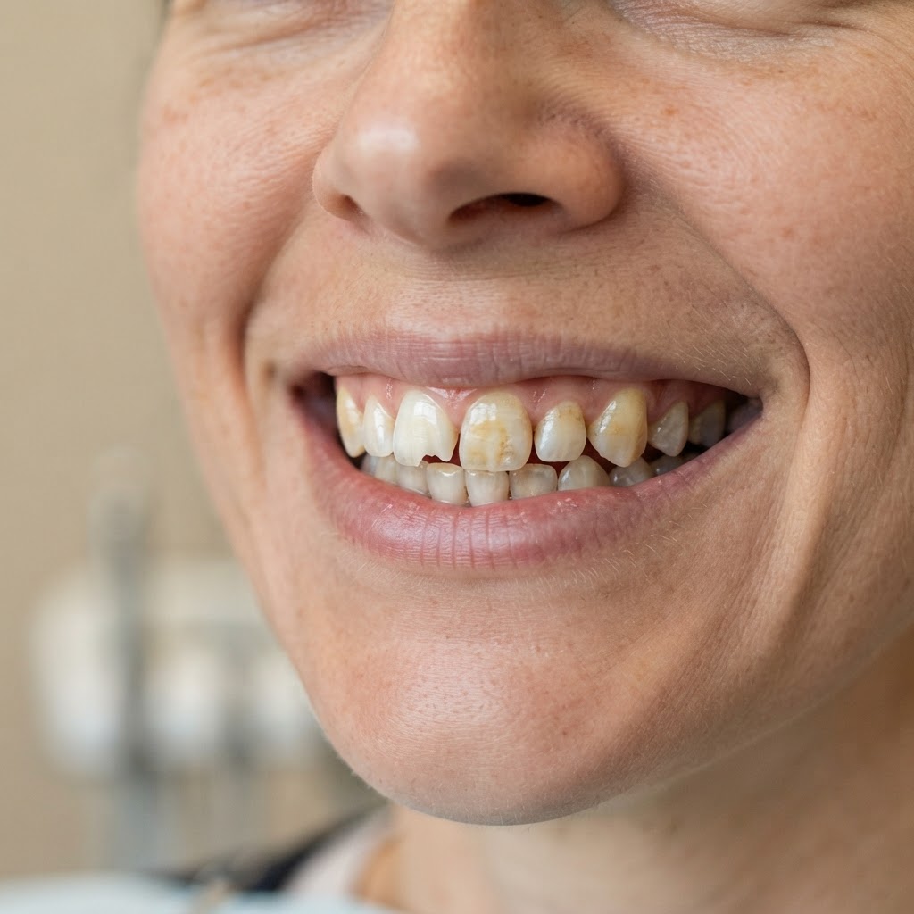 Representative smile comparison before