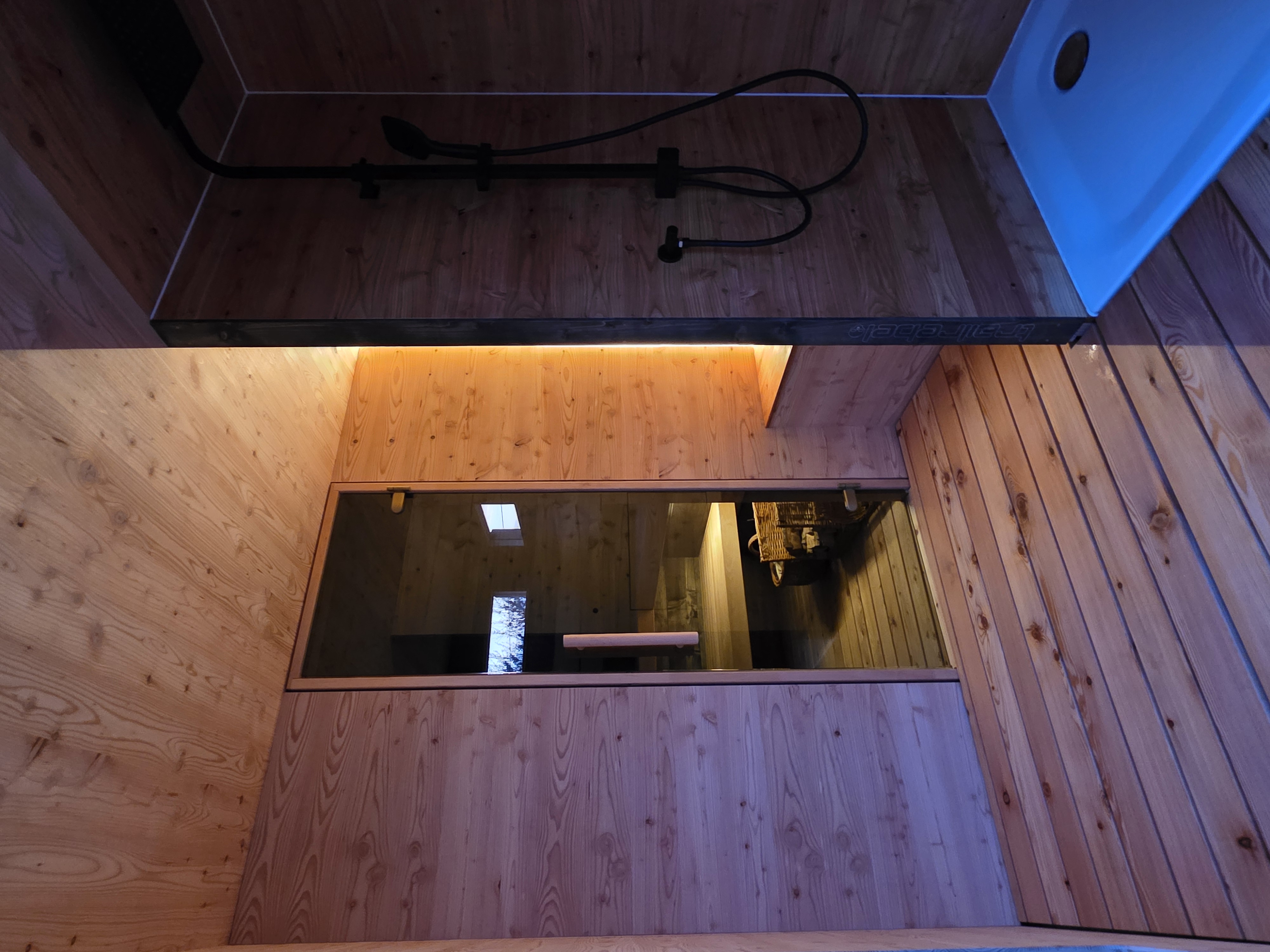 Sauna Cabin Entrance