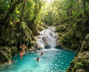 Blue Hole & Secret Falls