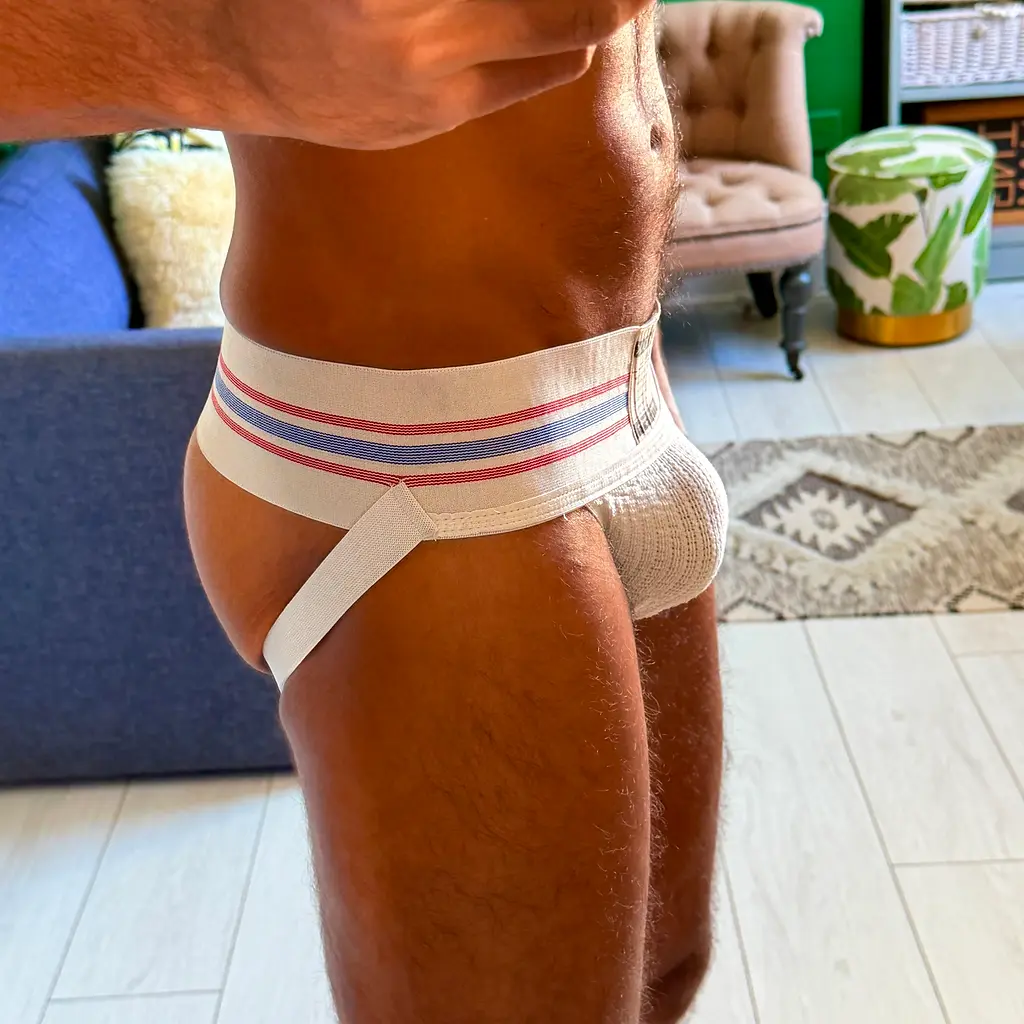 Worn jock