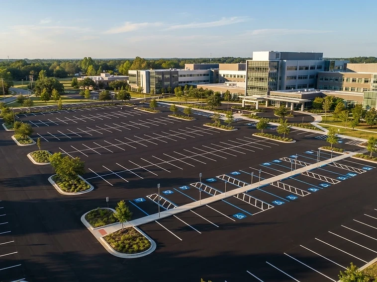 Medical and Office parking lot