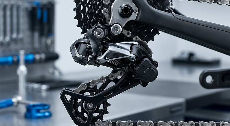 Precision bicycle derailleur and chain