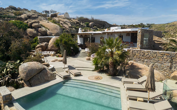 Elements Mykonos | Villa with pool near Scorpios