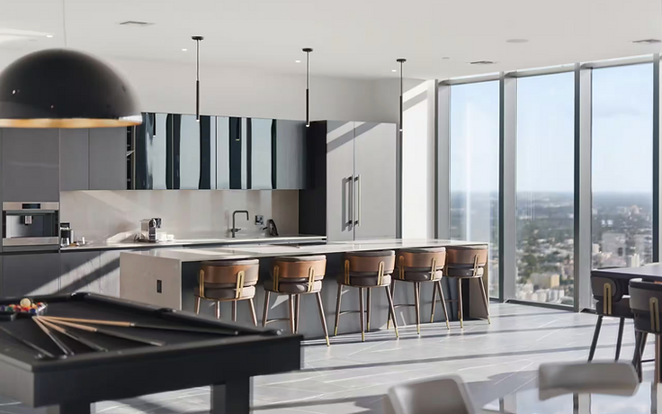 Luxury Top Floor Penthouse & Private Pool