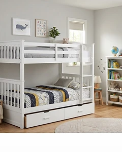 B2024 Children's Nightstand — White
