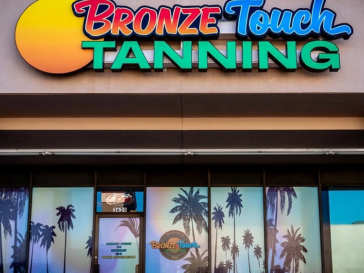 Bronze Touch Tanning storefront in Wichita Falls, Texas