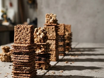 Geometric stacks of CPG food products