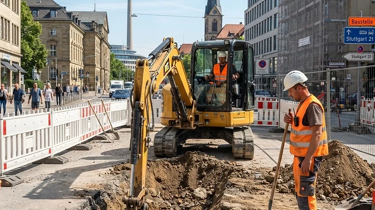 Baumaschinen mieten Stuttgart: Bagger & Technik für Großprojekte