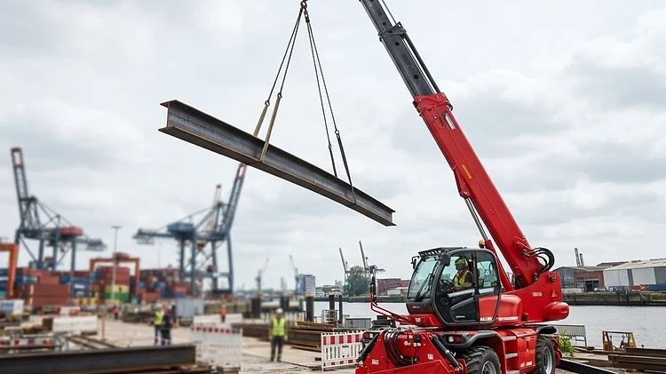 Teleskopstapler mieten Hamburg: Logistik für Hafen & Industrie