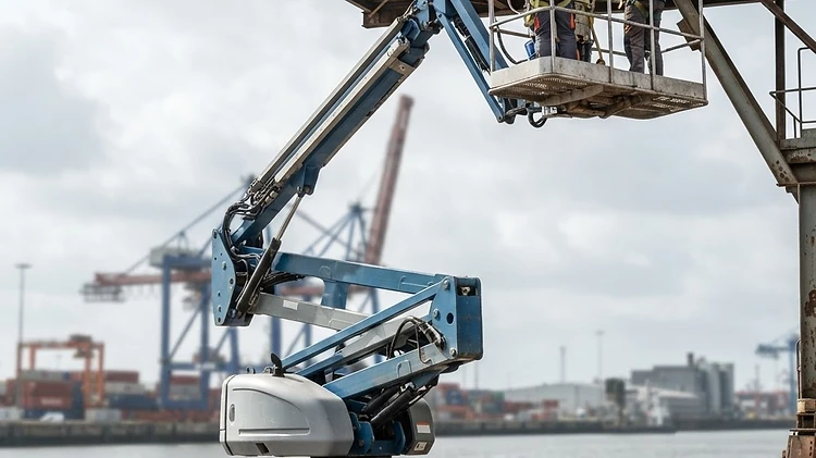 Arbeitsbühnen mieten Kiel: Höhenzugang für Hafen & Bau