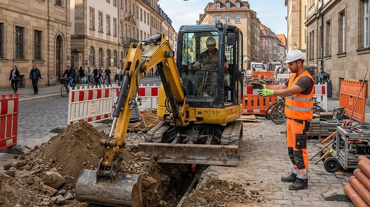 Baumaschinen mieten Bochum: Bagger & Radlader für Ihr Projekt