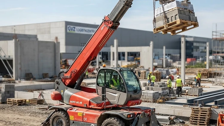 Teleskopstapler mieten Leipzig: Roto- & Schwerlaststapler für Ihr Projekt