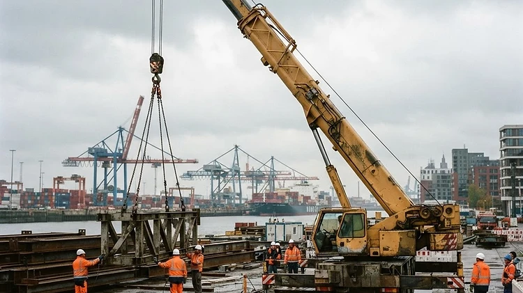 Autokran mieten Hamburg: Hubplanung & Schwerlast im Herbst