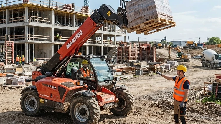Teleskopstapler mieten Regensburg: Logistik für Bau & Industrie