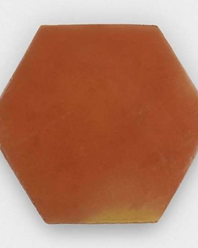 Single Hexagon Saltillo tile on white