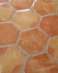 Hexagon Saltillo tile