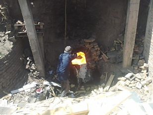Stoke the kiln