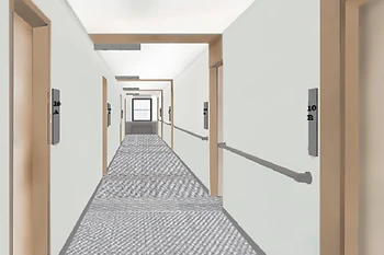 Marshall Plaza — Corridor (Rendering)
