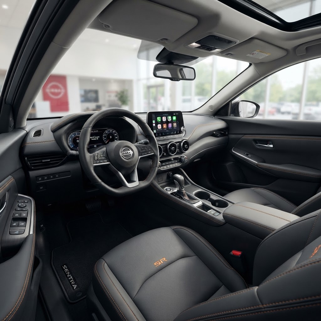 2026 Nissan Sentra interior view