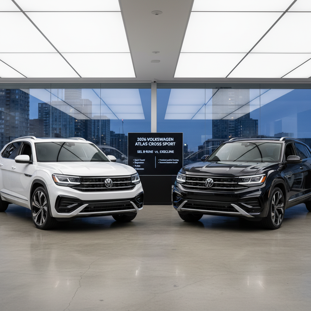 2026 Volkswagen Atlas Cross Sport comparison view