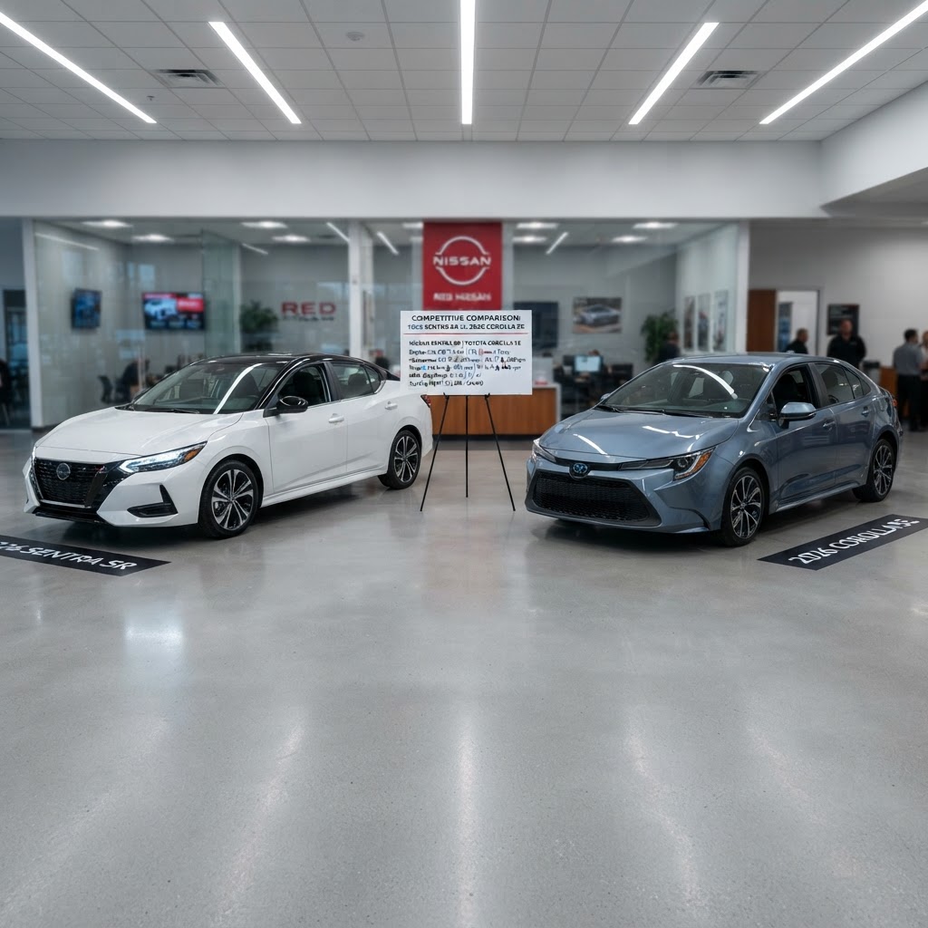 2026 Nissan Sentra comparison view