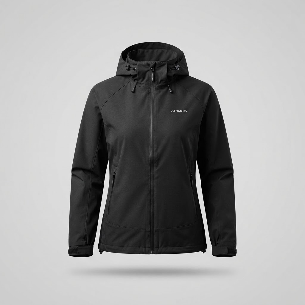 Campera Rompeviento Negra