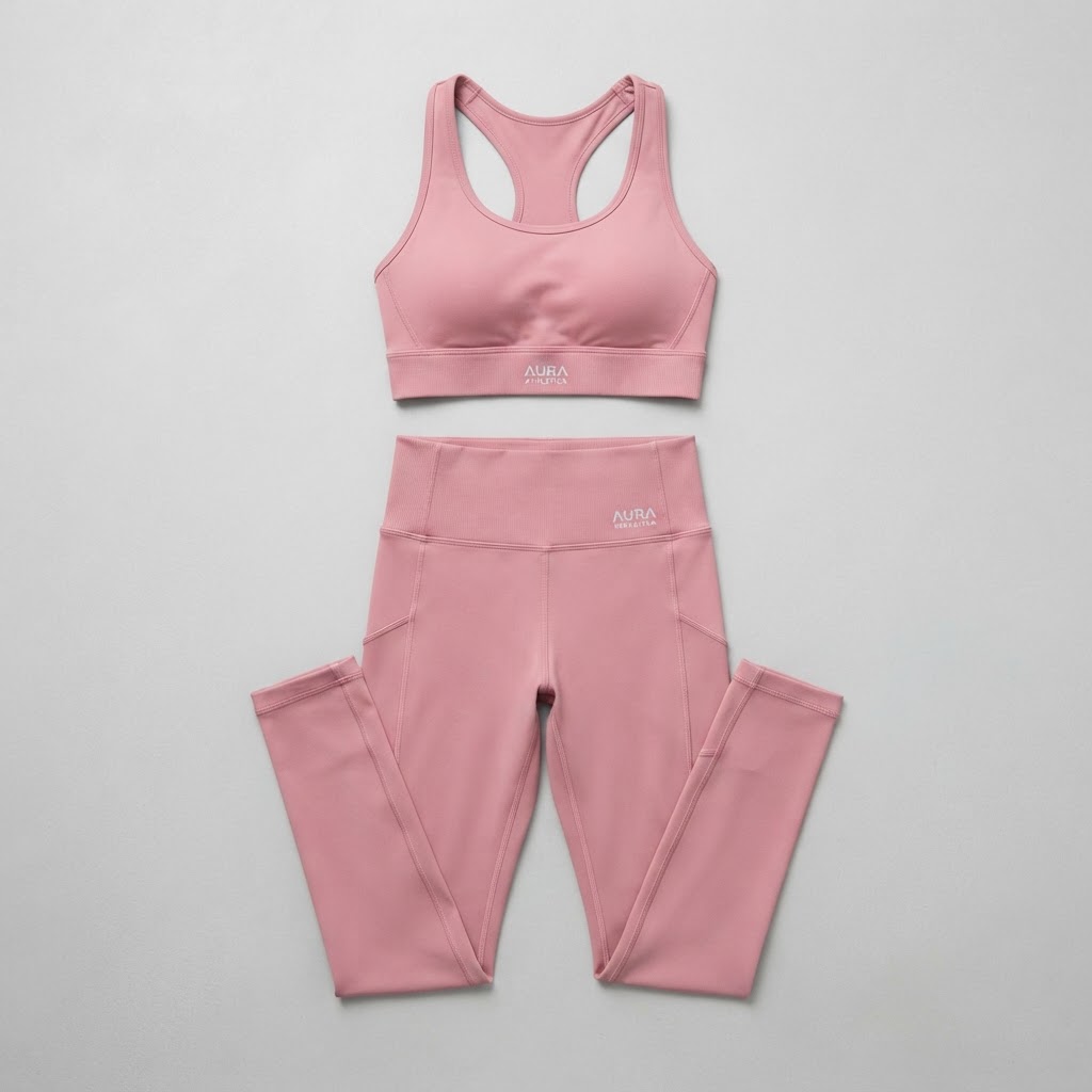 Conjunto Running Rosa