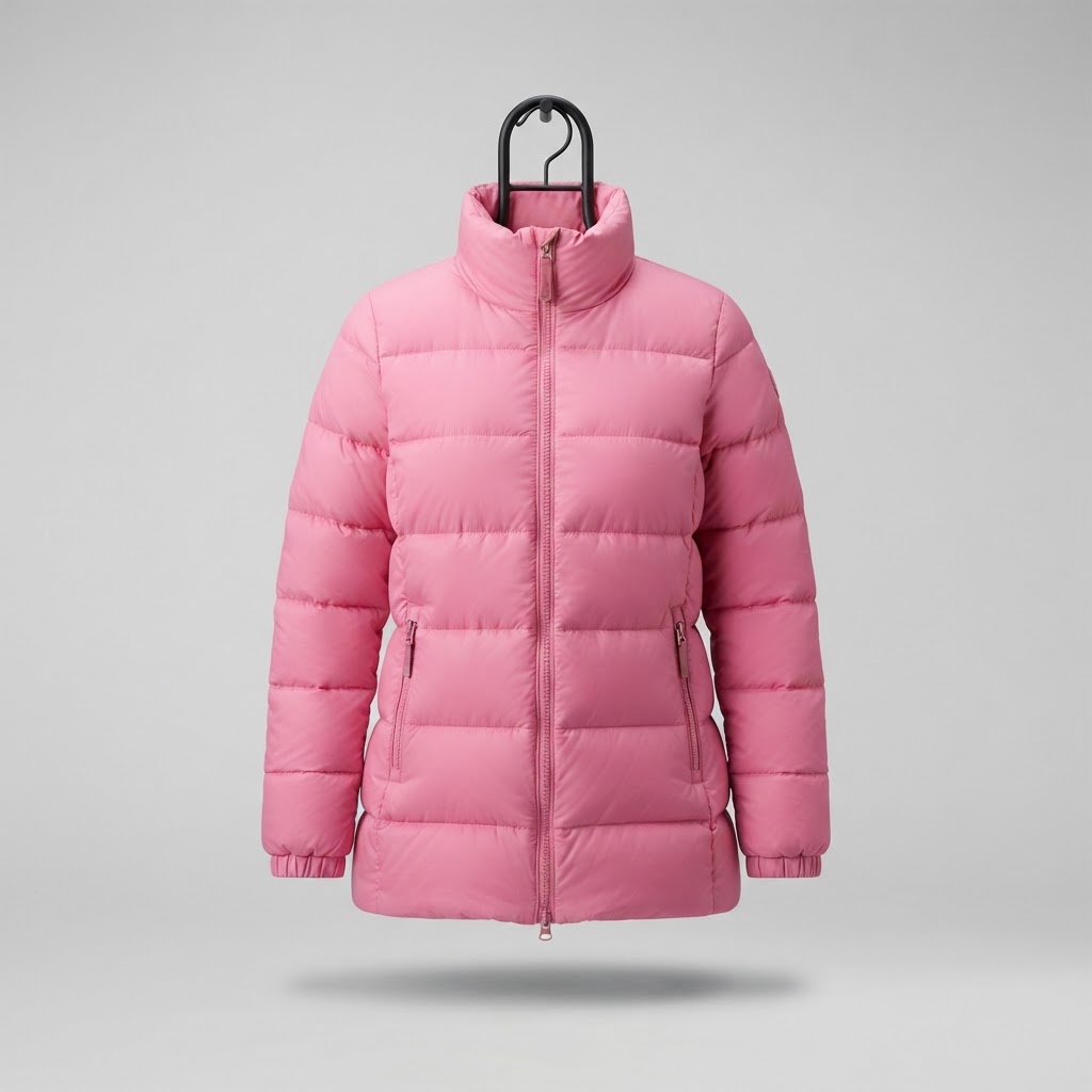 Campera Puffer Rosa