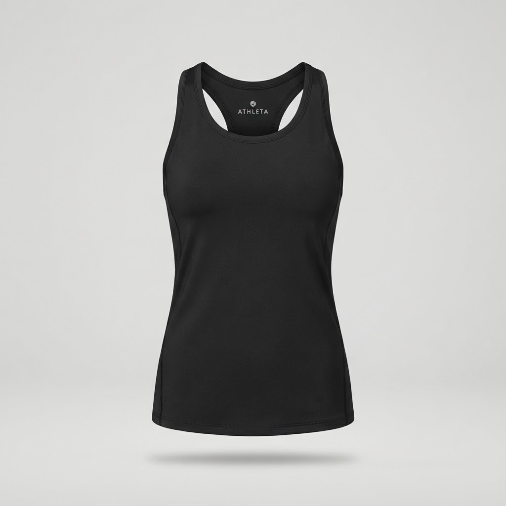 Remera Musculosa Algodón Negra