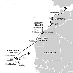 Cape Verde to Casablanca