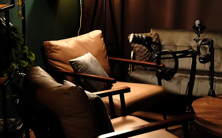 Podcastraum von Diamond Studio in Graz-Andritz — Podcast Studio