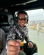 $29 generator output — helicopter selfie