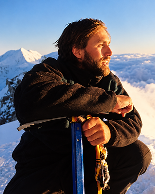 Portrait of Erik Weihenmayer, First Blind Climber to Summit Mt. Everest & Acclaimed Author