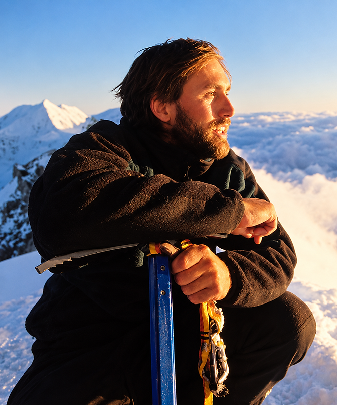 Portrait of Erik Weihenmayer, First Blind Climber to Summit Mt. Everest & Acclaimed Author