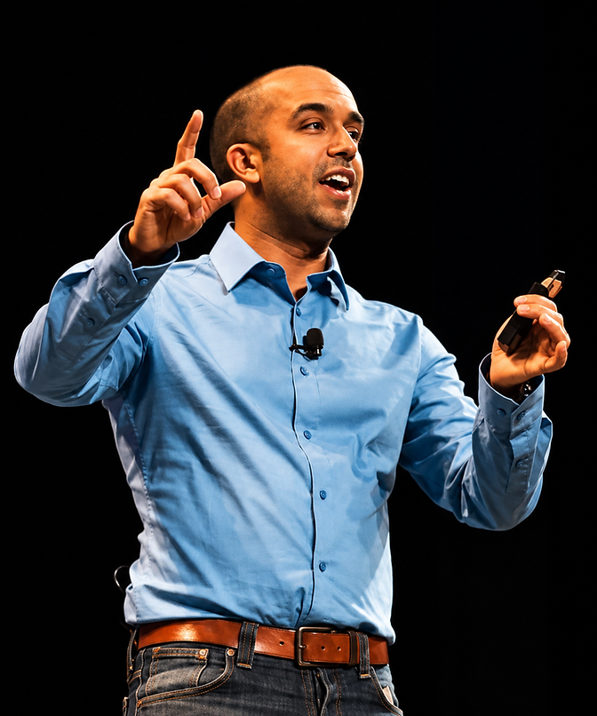 Portrait of Neil Pasricha, NY Times Bestselling Author & TED Speaker
