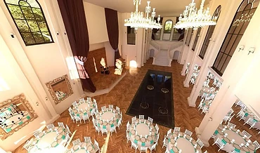 Detalhe do salão de eventos 2
