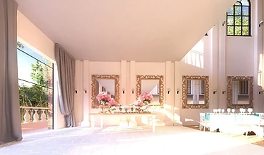 Detalhe do salão de eventos 4