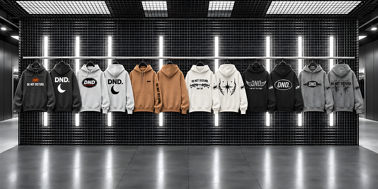 Do Not Disturb hoodie collection