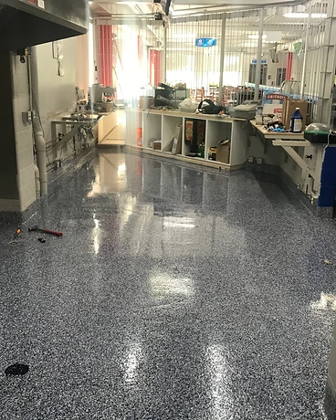 Service Counter — Kitchen Prep — GoBright permanent lighting installation