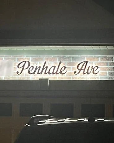 Penhale Ave — Script Address — GoBright permanent lighting installation