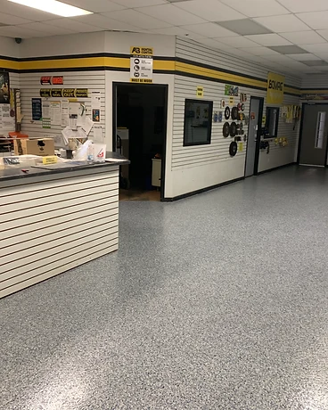 A&B Rental Centre — Showroom Floor — GoBright permanent lighting installation