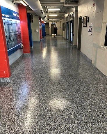 Donor Wall Hallway — GoBright permanent lighting installation
