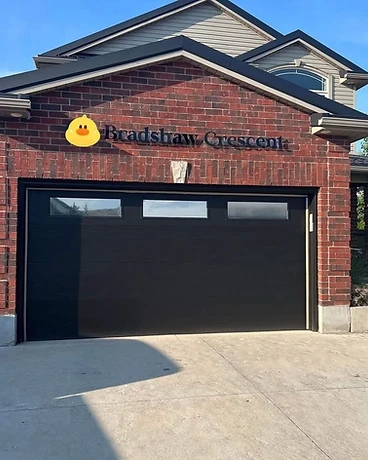 Bradshaw Crescent — With Crest — GoBright permanent lighting installation