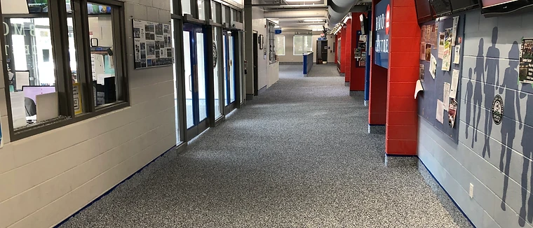 Residential epoxy floor