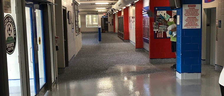 Commercial epoxy floor