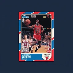 1986 Fleer Michael Jordan #57 PSA 9